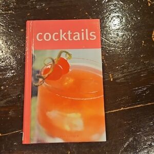 Cocktails Book with Red Cover